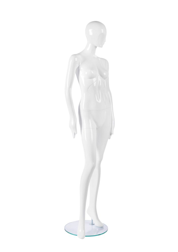 Female Mannequin, Abstract Style - Arms at Side Pose
